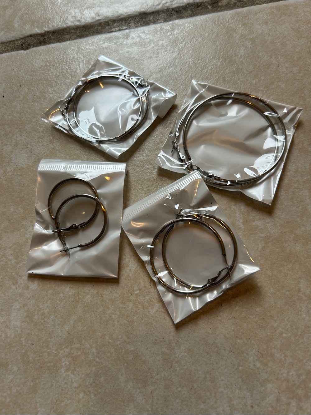 Silver Hoop Earring Set - Classic Women's Jewelry FREE W/PURCHASE! Add to bundle
